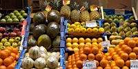 Prices of imported fruit