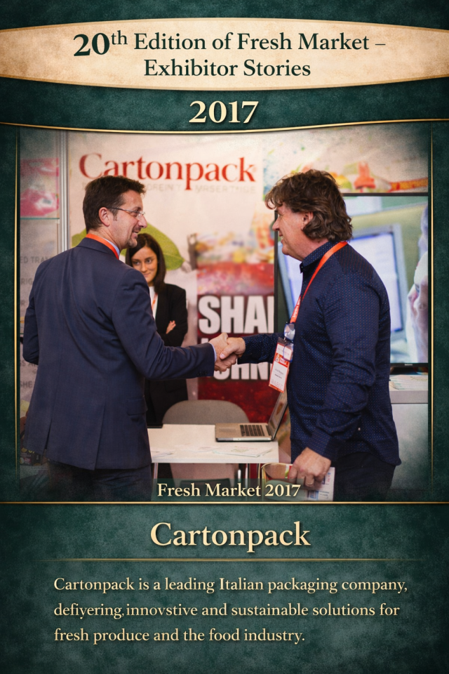 2017 — Cartonpack · 50 lat opakowań dla fresh produce — ewolucja po cichu