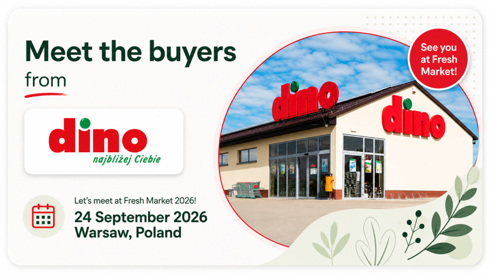 Dino spotka się z dostawcami na Fresh Market 2026