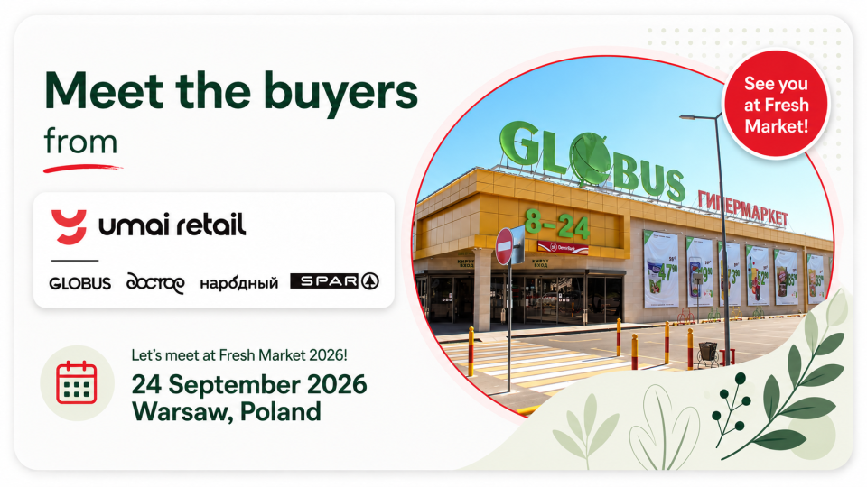 Sieć handlowa Umai Group z Kirgistanu na Fresh Market 2026