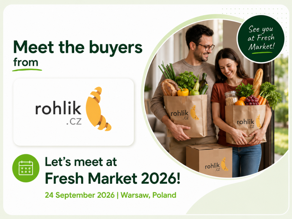 Spotkaj się z kupcami z Rohlik na Fresh Market 2026