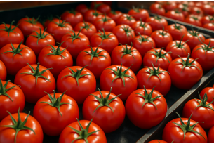Sharp price gaps for tomatoes at Bronisze: premium raspberry types at €1.5/kg above standard