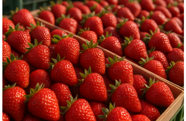 Warsaw and Bronisze: Strawberry Supply Drops, Retail Prices Up to €5.8/kg After Heatwave