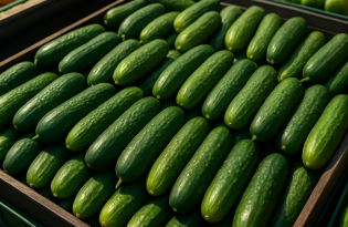 Warsaw: Greenhouse cucumber prices surge at Bronisze due to supply drop