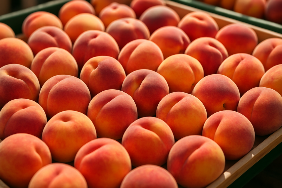 Eksport brzoskwiń z Grecji rośnie o 26% – wyraźny wzrost dostaw do Polski