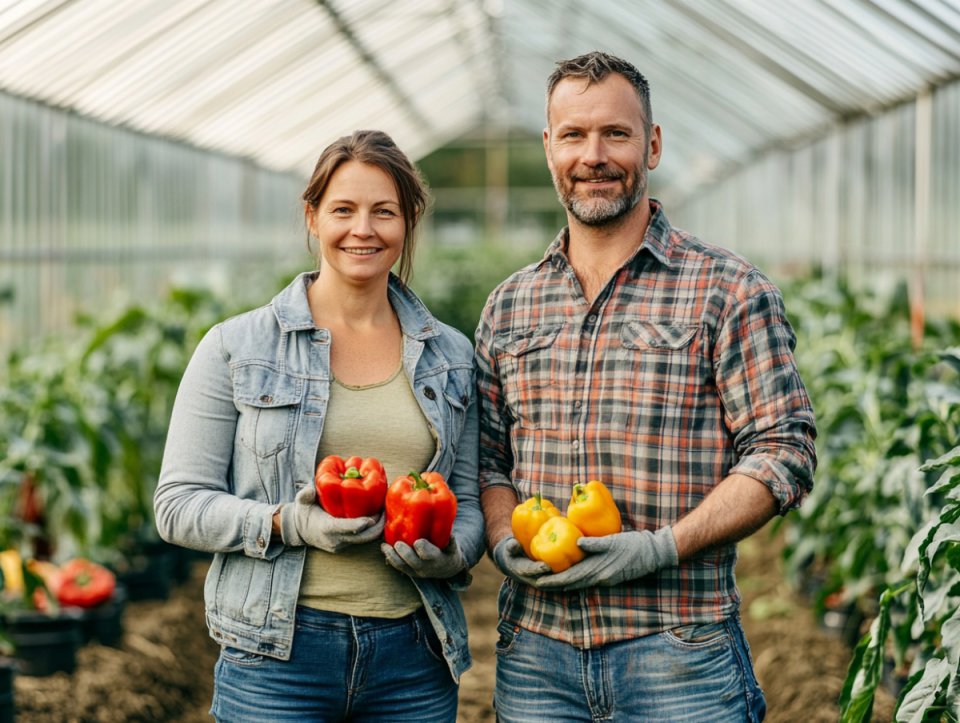 Biologiczna kontrola redukuje presję szkodników w papryce.