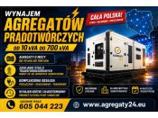 Wynajem agregatów prądotwórczych na
